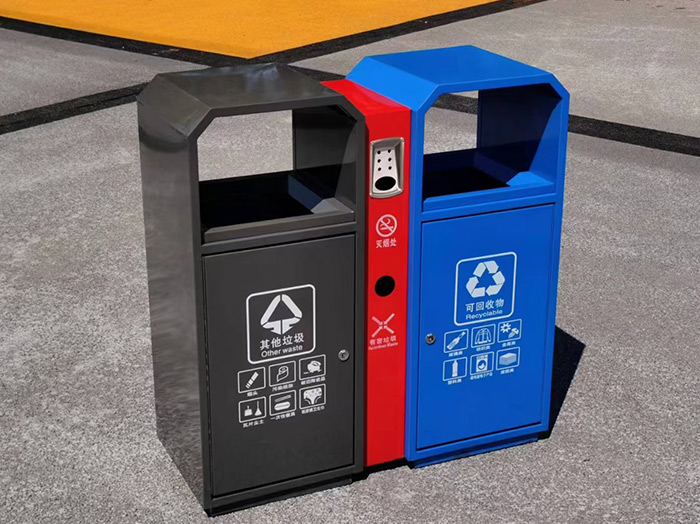 成都金牛区不锈钢垃圾桶定制