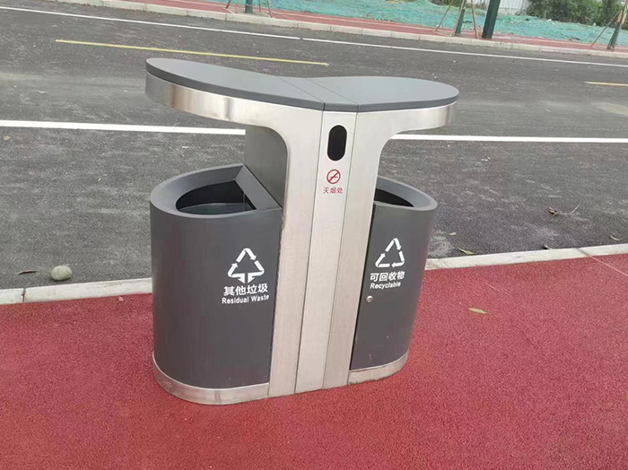 成都金牛区不锈钢垃圾桶定做