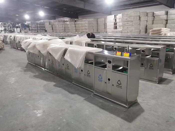 成都金牛区不锈钢垃圾桶生产厂家