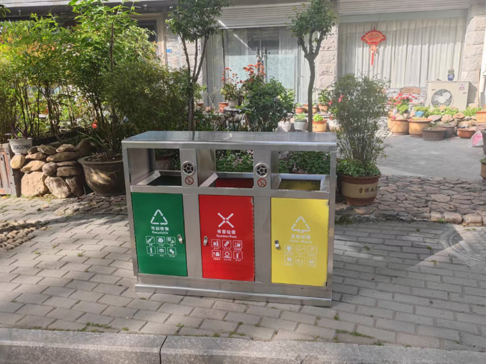 成都新都区不锈钢垃圾桶定制