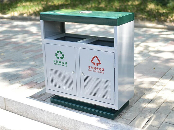 凉山社区金属垃圾桶
