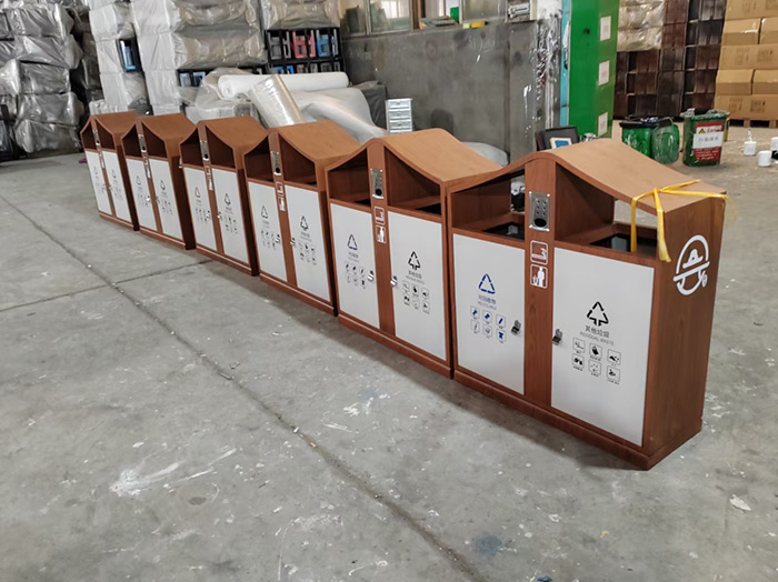 成都户外钢制垃圾桶