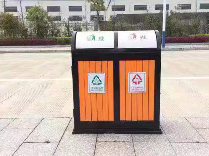 成都市政镀锌板垃圾桶
