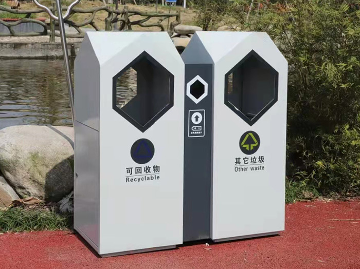 甘孜市政道路垃圾箱厂家设计方向