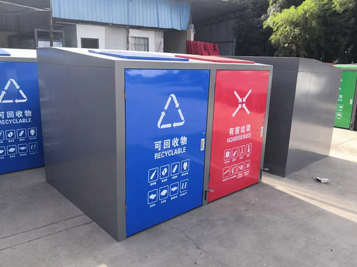 圆满交付验收！成都金堂县环卫果皮箱生产厂家直供，乡镇环卫添助力